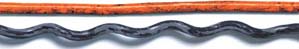 Corkscrewed cable