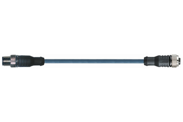 Câble de liaison chainflex® 360° blindé, droit M12 x 1, CF.INI CF10