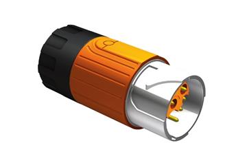 Plug-in connector, serie 915, voedingskoppeling