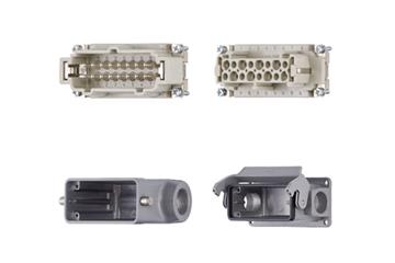 Harting connector set, pin en busuitvoering