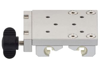 Chariot incurvé drylin® W WWB, carré, pour courbes, dispositif de blocage manuel