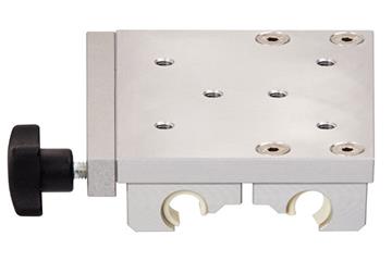 Chariot incurvé drylin® W WWB, rond, pour courbes, dispositif de blocage manuel