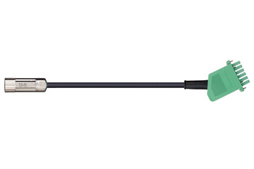Câble de puissance pour moteurs readycable® similaire à Danaher Motion 89918 (5 m), câble de base, TPE, 7,5 x d, sans produits halogènes