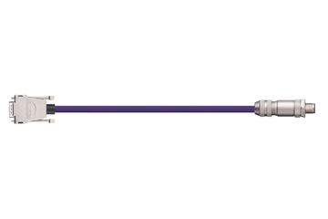 Câble bus readycable® similaire à Festo FBA-CO-SUB-9-M12, câble de base, PVC, 12,5 x d