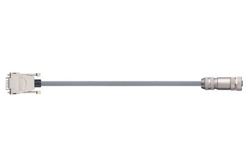 Câble encodeur readycable® similaire à Festo NEBM-M12G8-E-xxx-N-S1G9, câble de base, PUR, 7,5 x d