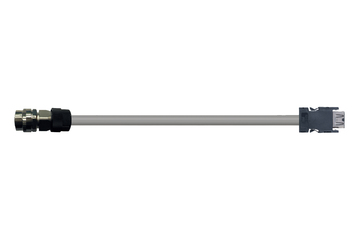 Câble encodeur readycable® similaire à Mitsubishi Electric MR-J3ENSCBL-xxx-H, câble de base, PUR, 10 x d