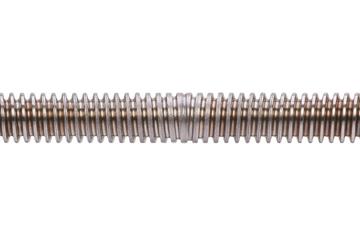 drylin® trapezoïdale spindel, reverse, 1.4301 roestvast staal