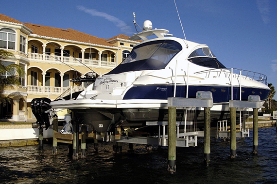 Paliers en polymères dans les bateaux