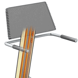 Display-afstelling van het cardio-apparaat