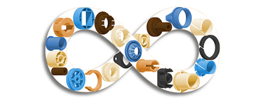 Diverse speciale lagers, op maat gemaakt door igus® volgens uw specifieke eisen