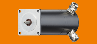 Stepper motor with IP68 protection against water