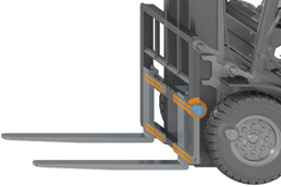 iglidur® stafmateriaal bij vorkheftruck lepels