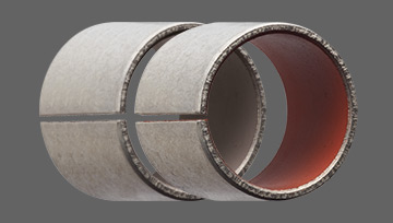 Vervangende metaal-composiet lagers