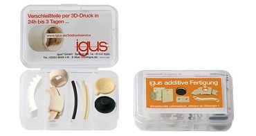 Boîte d’échantillons pour l'impression 3D iglidur (en anglais)