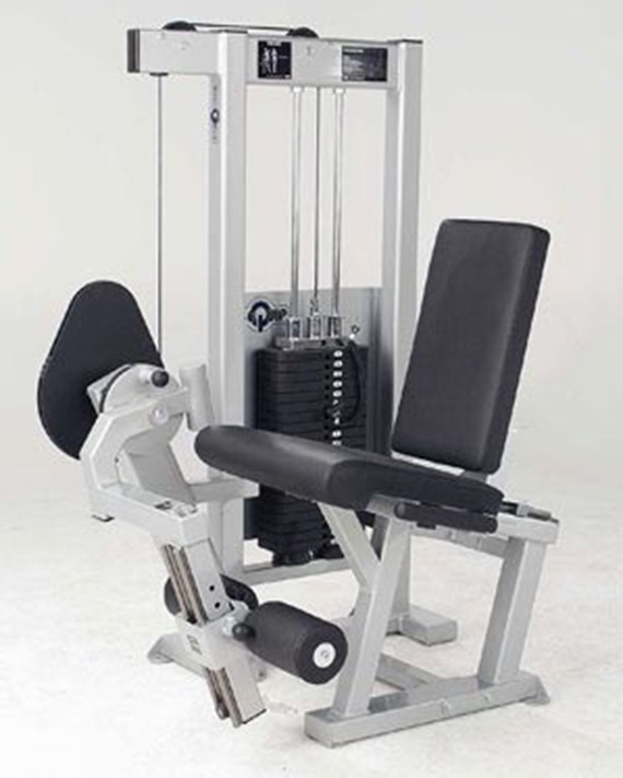 Leg press op fitnessapparatuur