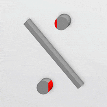 Doppelter, rechteckiger Endanschlag