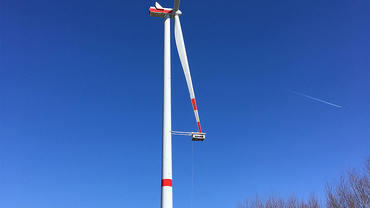 Werkplatform windturbine