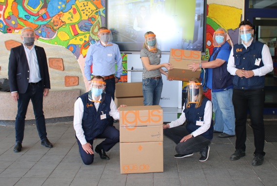 Face Shields für Schulen im Rheinisch-Bergischen Kreis