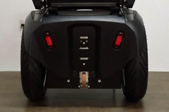 Rollstuhl-Rückansicht