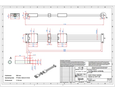 drylin® SHT aandrijftechnologie-configurator