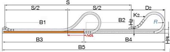 Plan technique chaîne porte-câbles igus P4