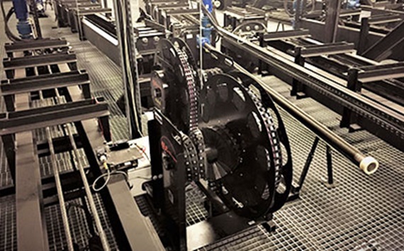 e-spool in de trekkenwand