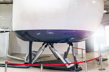 Flugsimulator außen