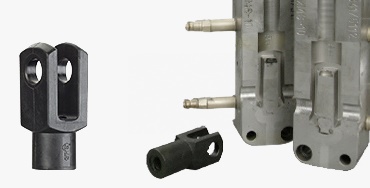 Spuitgietmatrijs gemaakt van aluminium met component