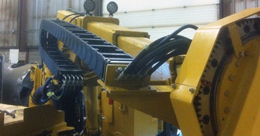 Plateforme de travail pour la construction de tunnels