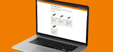 Configuration d'un guidage linéaire miniature drylin N