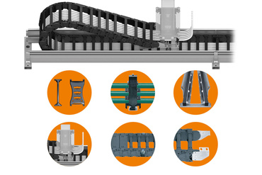 Komplettsystem für lange Verfahrwege 4040RHDB