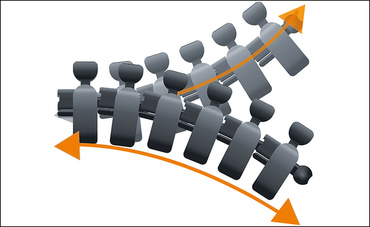 Chaîne porte-câbles pour meubles OCR