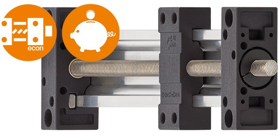 Low Cost Automation durch drylin econ Linearmodule