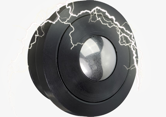 Elektrostatisch leitfähige Kugelrolle