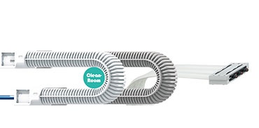 Chaînes porte-câbles e-skin® pour salles blanches