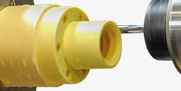 Halffabrikaat wordt gefreesd