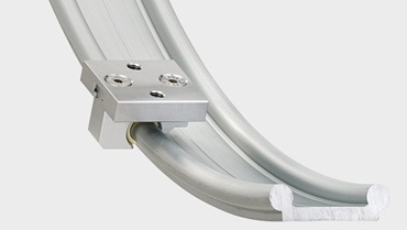 drylin W gebogene Schiene mit Schlitten