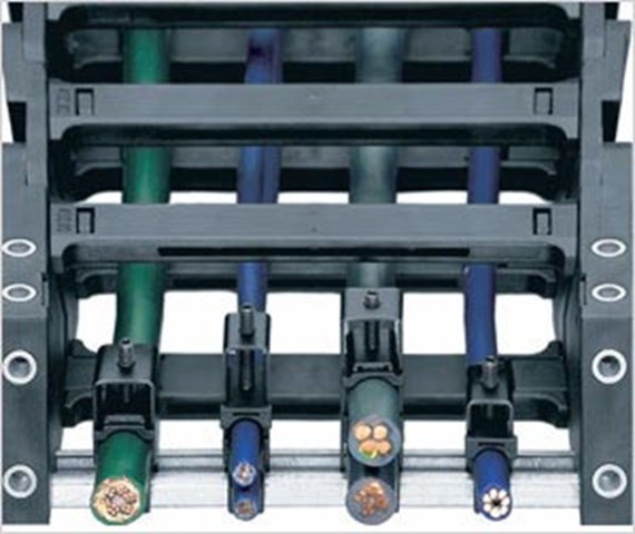 cable carrier strain relief