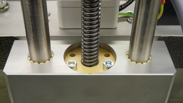 Lagerstellen mit Gleitlagerfolie und Wellenlagerung