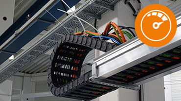 Chaînes porte-câbles glissantes