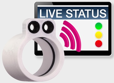 Slijtvast 3D print onderdeel met sensor