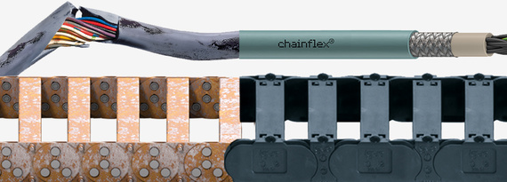 Chaîne porte-câbles et chainflex comparés à des produits concurrents