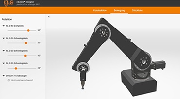 robolink® designer met robolink® D gelede arm