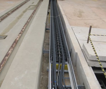 Energiekette Raketenstartplatz