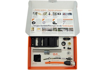 Boîte d'échantillons industrie textile