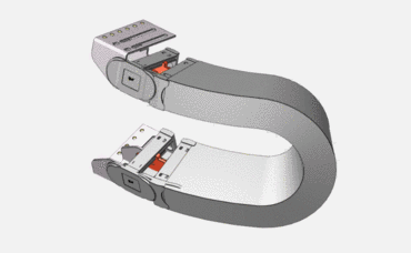 3D CAD-modules voor spiraalvormige kabelrupsen