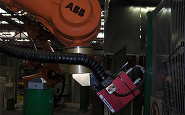 Kabelführung am Roboter 