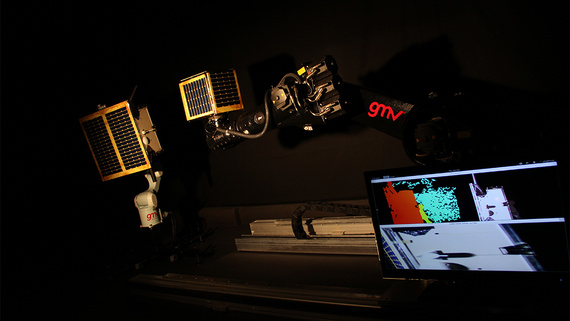 Roboter in Forschungslabor