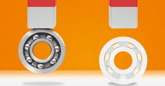 Kunststof kogellagers zijn niet magnetisch en stroom-isolerend