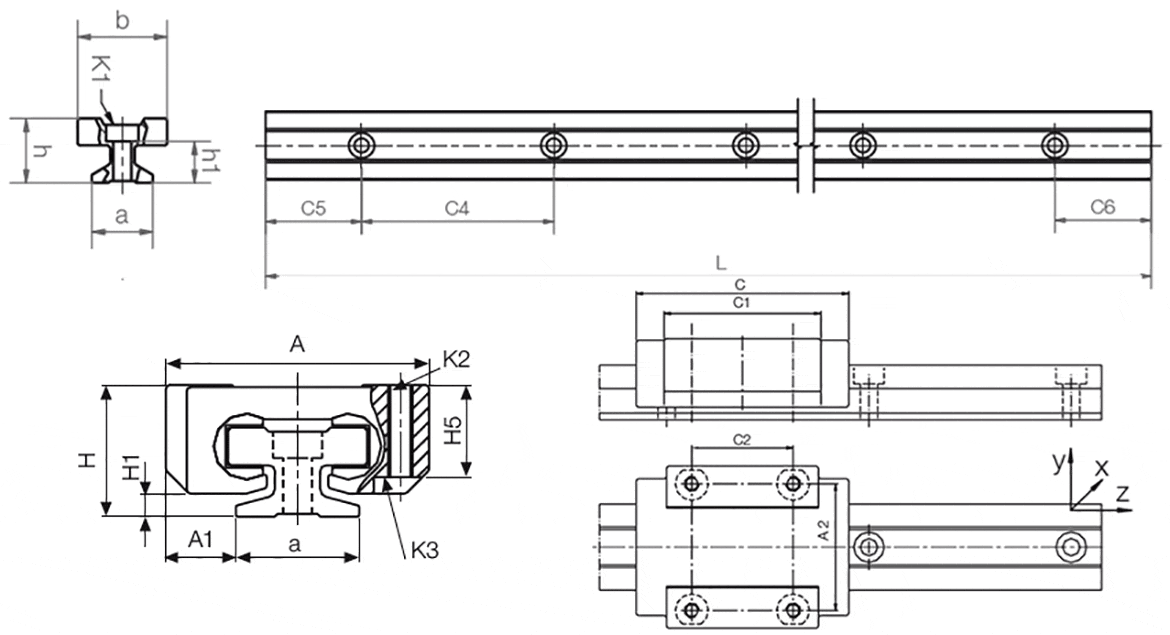 drylin T System 04 Zeichnung